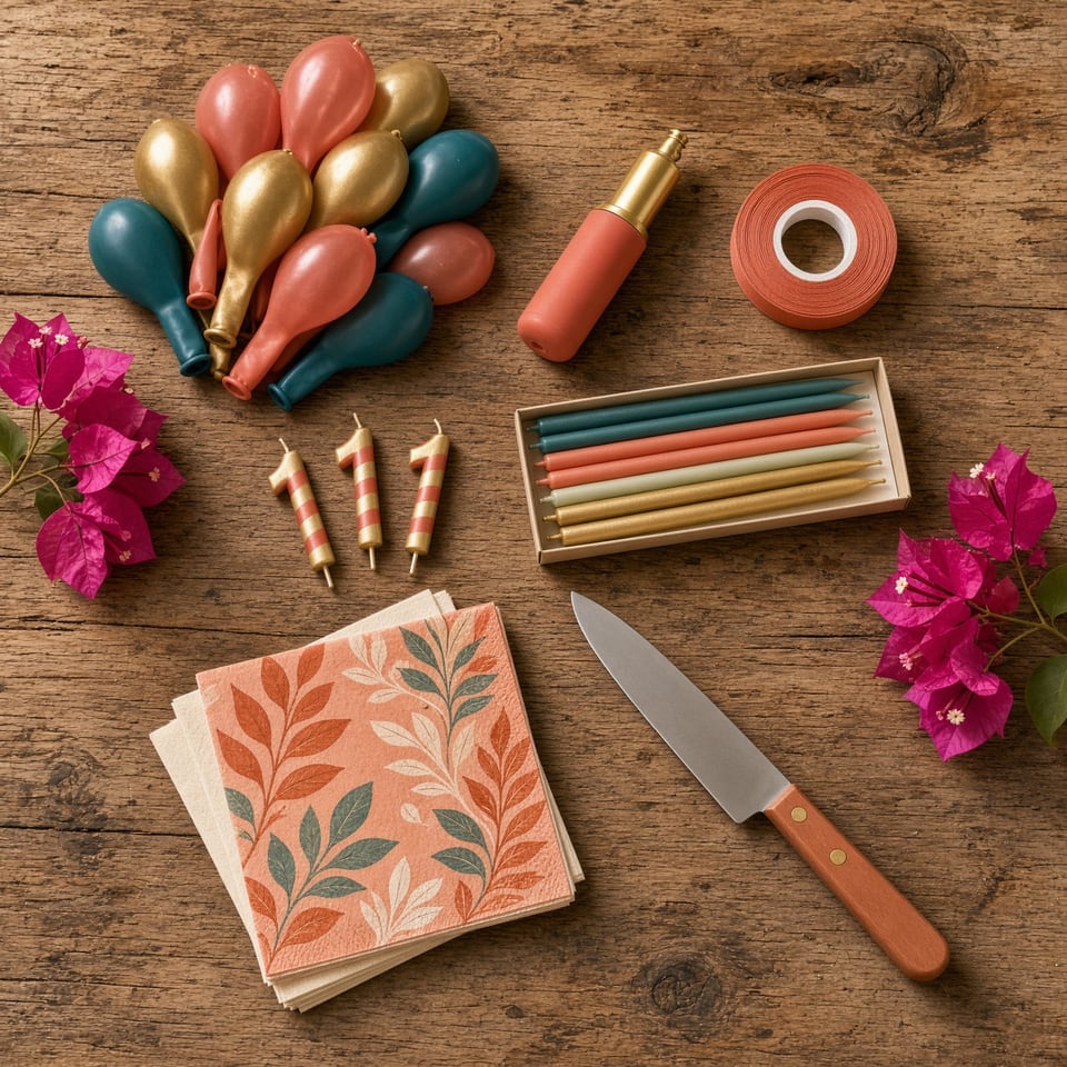 Party pack — candles, balloons and the rest