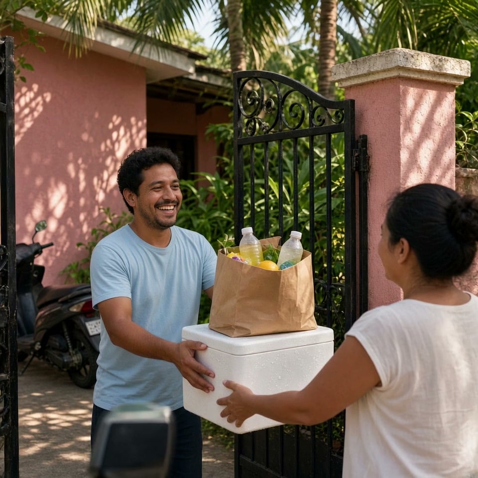 Food, snacks & drinks delivered