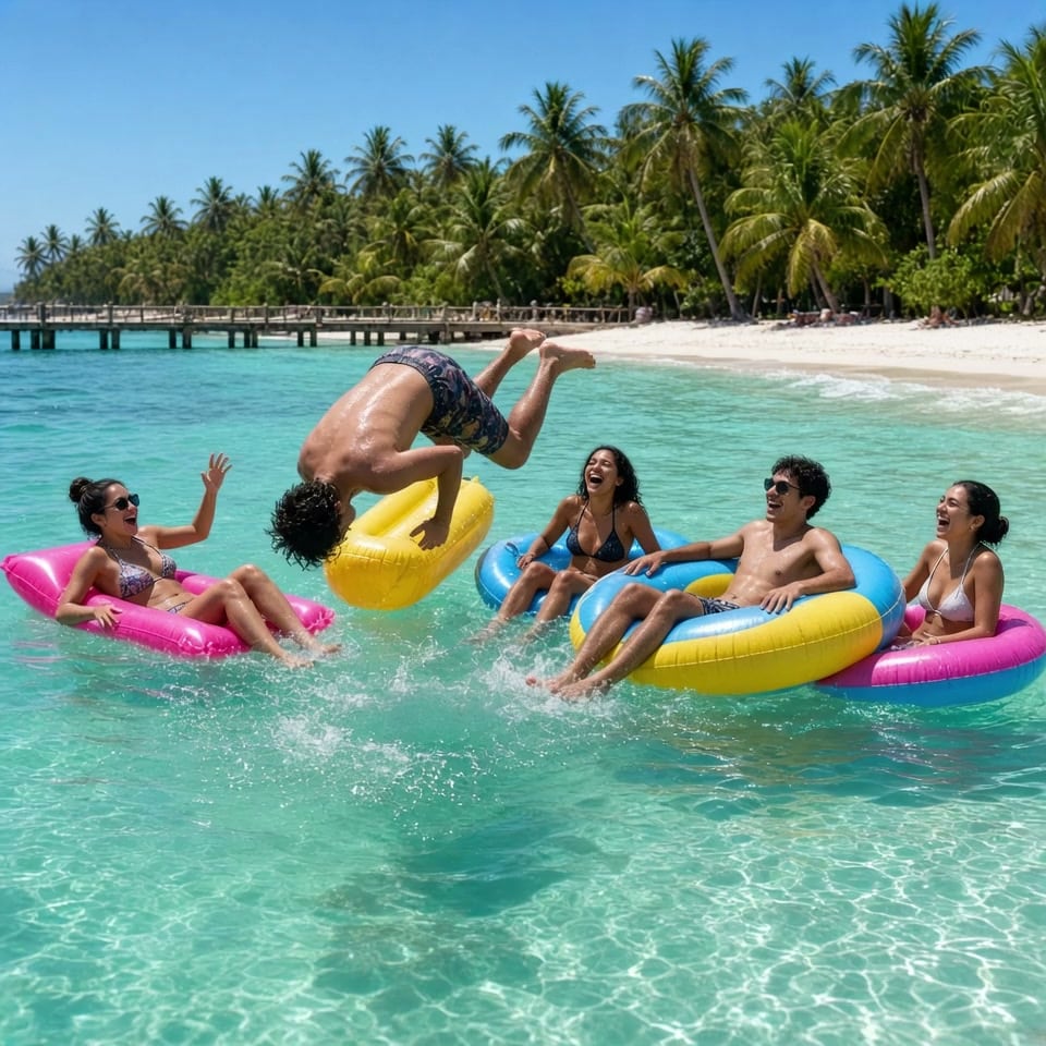 Inflatable loungers & water toys